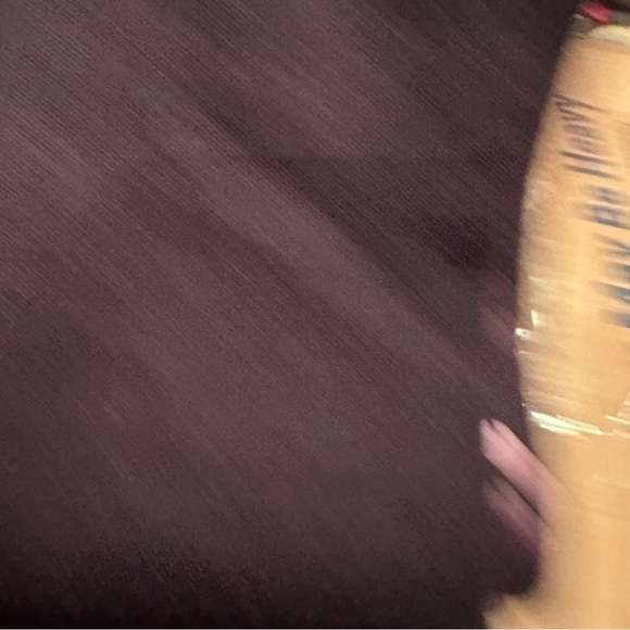 Eileen Fisher scarf with pailettes. Dark plum, 100% merino wool. - Picture 12 of 14